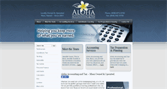 Desktop Screenshot of alohaaccountingandtax.com
